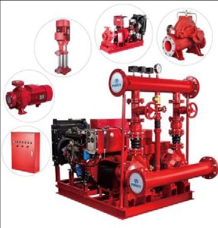 Fire pump set